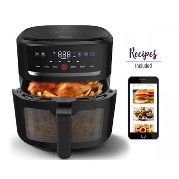 Rohnson Air Fryer με Wi-Fi 8lt Μαύρο R-2834 Rohnson Air Fryer με Wi-Fi 8lt Μαύρο R-2834